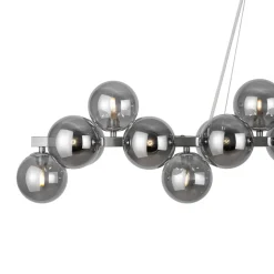 Maytoni Hängeleuchte Metall Rauchglas H: max. 133,9 cm G9 HILDA< Hängelampen|Bürolampen