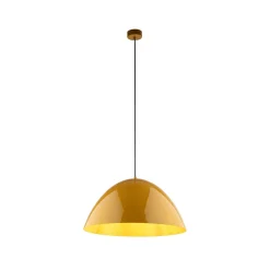 Hängelampen|Esszimmer Lampen*TK Lighting Hängeleuchte Metall rund Ø 50 cm H: max. 170 cm E27 Gelb