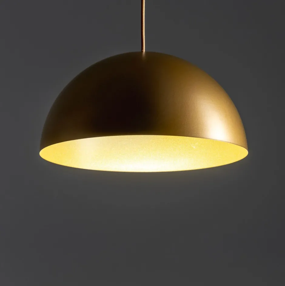 Wohnzimmerlampen|Metall Lampen*Nowodvorski Hängeleuchte Metall rund Ø 33 cm GX53 in Gold matt