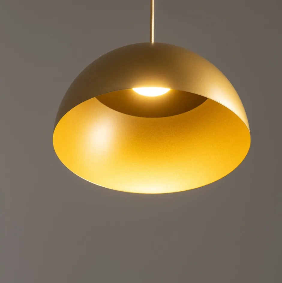Wohnzimmerlampen|Metall Lampen*Nowodvorski Hängeleuchte Metall rund Ø 33 cm GX53 in Gold matt