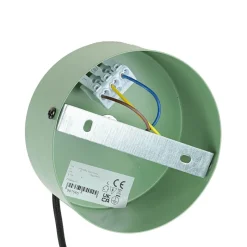 Luminex Hängeleuchte Metall rund Ø36cm Grün Küche Esstisch< Vintage Lampen|Industrie Lampen