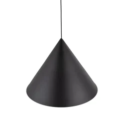 TK Lighting Hängeleuchte Metall Schwarz Ø 50 cm groß E27 Kegelschirm< Hängelampen|Esszimmer Lampen
