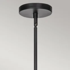 Hängelampen|Esszimmer Lampen*Elstead Hängeleuchte Metall Seil H: max. 162,5 cm Schwarz Beige E14