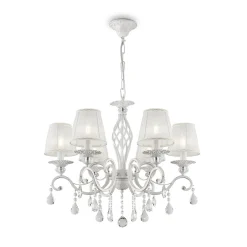 Hängelampen|Esszimmer Lampen*Maytoni Hängeleuchte Metall Stoff 63 cm breit H: max. 116 cm