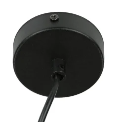 Moderne Lampen|Esszimmer Lampen*Luminex Hängeleuchte Metall Zylinder Schwarz Gold Modern GU10