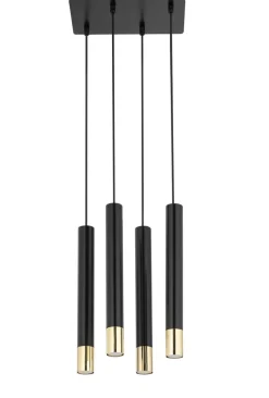 Sigma Hängeleuchte Modern Esstisch Metall Schwarz Gold< Moderne Lampen|Wohnzimmerlampen