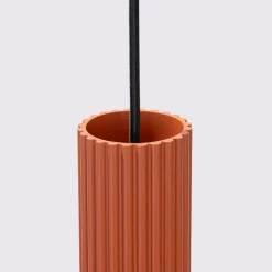 Hängelampen|Wohnzimmerlampen*Sollux Hängeleuchte Modern GU10 3-flammig B: 45 cm Aluminium in Rot