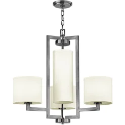 Hängelampen|Moderne Lampen*Elstead Hängeleuchte POLILLA Creme kürzbar Esstisch Lampe