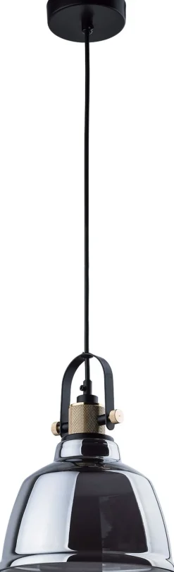 Glaslampen|Industrie Lampen*Nowodvorski Hängeleuchte Rauch Schwarz Glas Lampe ZERO