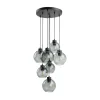 TK Lighting Hängeleuchte Rauchglas 7x E27 verstellbar Kugelschirme< Hängelampen|Esszimmer Lampen