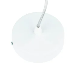 BPS Koncept Hängeleuchte Retro Creme Gold Stoff rund Esszimmer< Hängelampen|Esszimmer Lampen