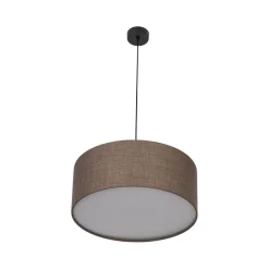 TK Lighting Hängeleuchte rund Ø 50 cm Jute H: max. 110 cm 3x E27< Hängelampen|Esszimmer Lampen