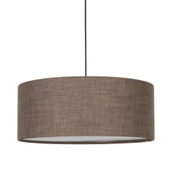 TK Lighting Hängeleuchte rund Ø 50 cm Jute H: max. 110 cm 3x E27< Hängelampen|Esszimmer Lampen