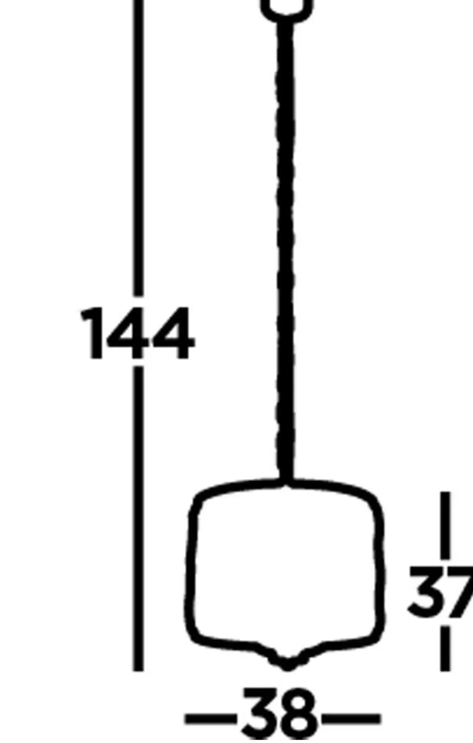 Hängelampen|Wohnzimmerlampen*Searchlight Hängeleuchte rund Ø 38 cm Kristall in Chrom Klar 3x E27