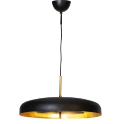By Rydéns Hängeleuchte rund D: 50 cm Metall in Schwarz Gold G9< Hängelampen|Wohnzimmerlampen