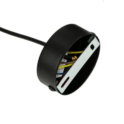 Lamkur Hängeleuchte Schwarz Aluminium rund Esstisch< Hängelampen|Esszimmer Lampen