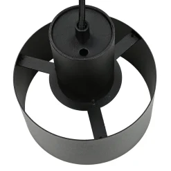 Sigma Hängeleuchte Schwarz breiter Schirm Retro< Hängelampen|Esszimmer Lampen