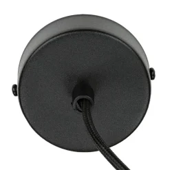 Sigma Hängeleuchte Schwarz breiter Schirm Retro< Hängelampen|Esszimmer Lampen