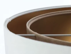 BPS Koncept Hängeleuchte Stoff E27 rund Ø 50 cm in Weiß Beige Gold< Hängelampen|Esszimmer Lampen