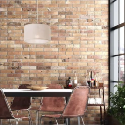 Lamkur Hängeleuchte Stoffschirm Ø 35 cm Beige verstellbar E27< Hängelampen|Schlafzimmer Lampen