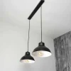 Luminex Hängeleuchte SVEN in Schwarz 2-flmg< Hängelampen|Esszimmer Lampen