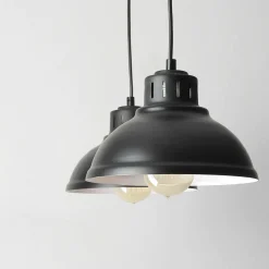 Luminex Hängeleuchte SVEN in Schwarz 2-flmg< Hängelampen|Esszimmer Lampen