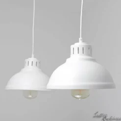 Hängelampen|Esszimmer Lampen*Luminex Hängeleuchte SVEN in Weiß 2-flmg