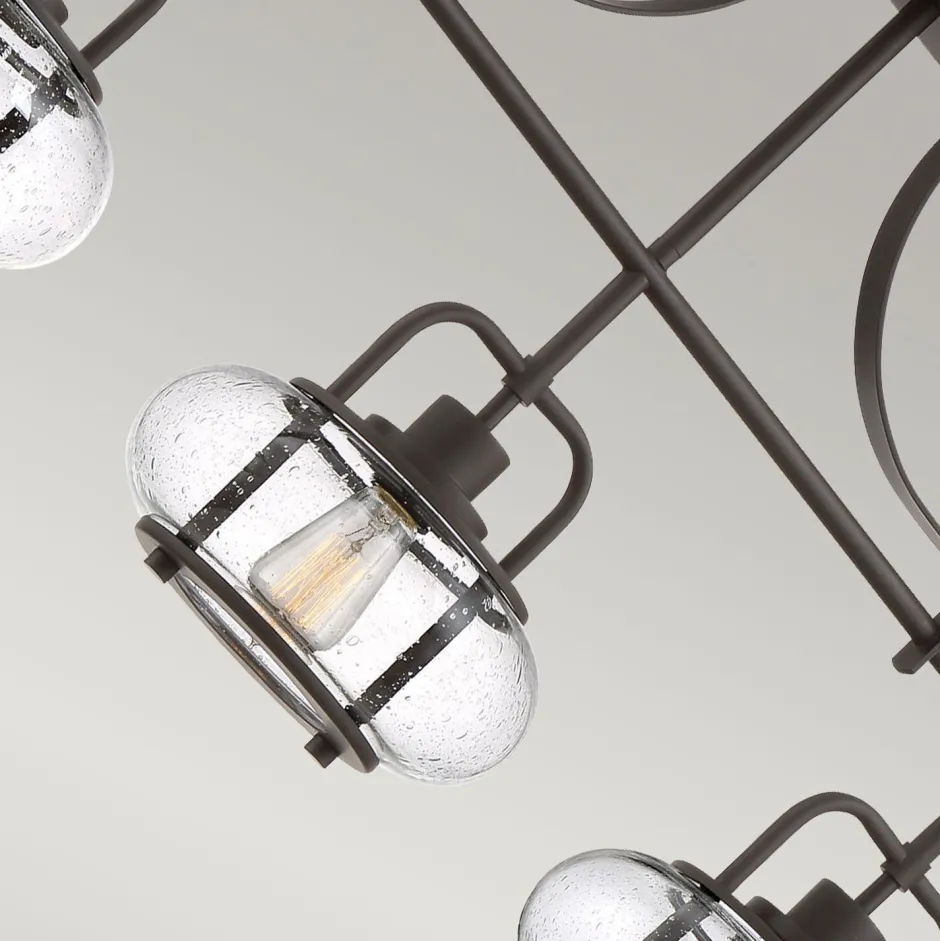 Hängelampen|Bürolampen*Elstead Hängeleuchte Vintage B: 96,5 cm höhenverstellbar in Bronze