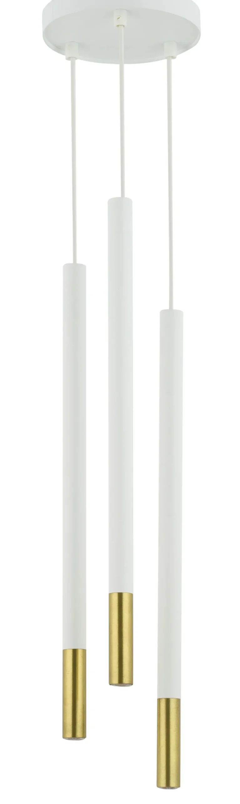 Sigma Hängeleuchte Weiß Gold Metall Messing B:16 cm dekorativ< Hängelampen|Moderne Lampen