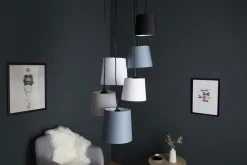 Hängelampen|Esszimmer Lampen*Invicta Interior Hängeleuchte Wohnzimmer Weiß Grau Beige Modern Design