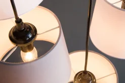 Hängelampen|Esszimmer Lampen*Invicta Interior Hängeleuchte Wohnzimmer Weiß Grau Beige Modern Design