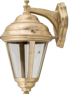 Außenleuchten Antik|Außenwandleuchten*Lido Hoflampe aus Messing rostfrei wetterfest LAMIA