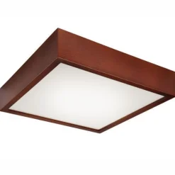 Flurlampen|Bürolampen*Lamkur Holz Deckenleuchte eckig Modern Wohnzimmer