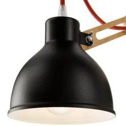 Lamkur Holz Schwarz Spot Modern vielseitig TIASIA Lampe< Wandleuchten|Flurlampen