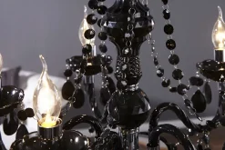 Invicta Interior Imposant Pendellampe Klassisch E14 Schwarz Acryl< Hängelampen|Designerlampen