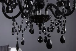 Invicta Interior Imposant Pendellampe Klassisch E14 Schwarz Acryl< Hängelampen|Designerlampen