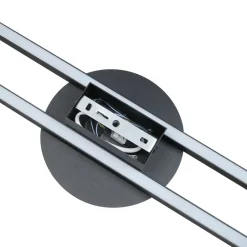 Led Lampen|Wandleuchten*TK Lighting Indirekte Wandlampe LED Schwarz 3000 K Metall 86 cm lang