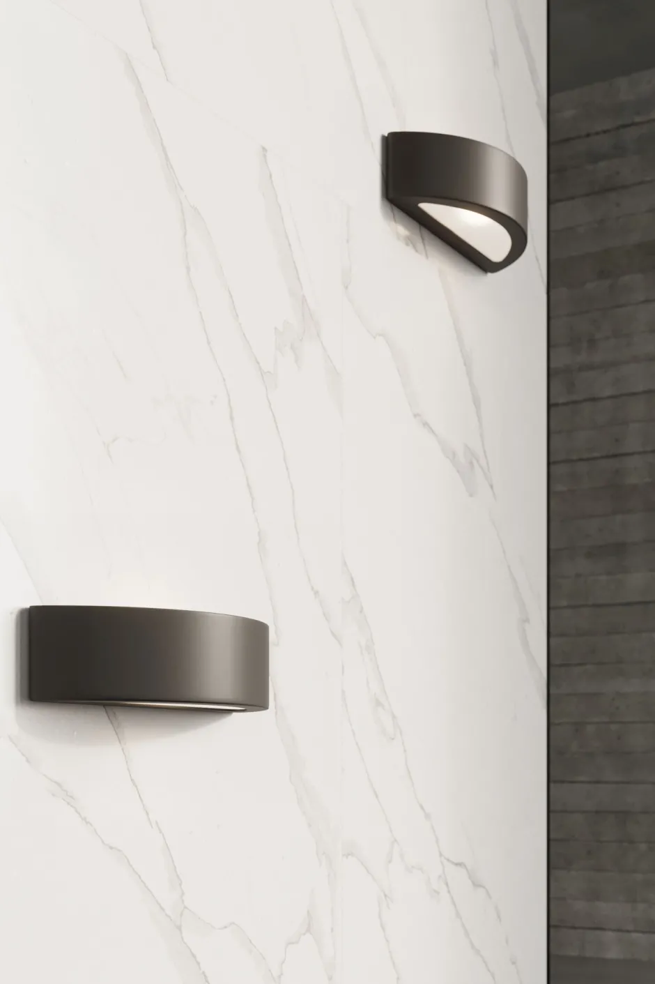 Wandleuchten|Flurlampen*Sollux indirekte Wandlampe Schwarz Up Down 40 cm breit E27