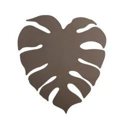 Wandleuchten|Flurlampen*TK Lighting Indirekte Wandleuchte Metall Braun H: 54 cm 3x G9 Blatt