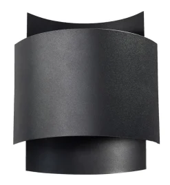 Wandleuchten|Flurlampen*Sollux indirekte Wandleuchte Schwarz Up Down Metall Treppe Flur