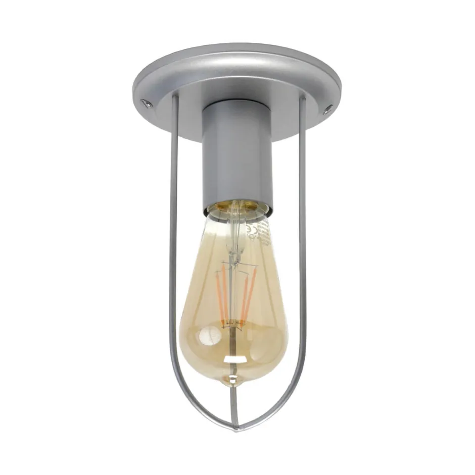 Easylight Industrial Deckenleuchte Metall Grau E27 STEPP< Deckenleuchten|Flurlampen