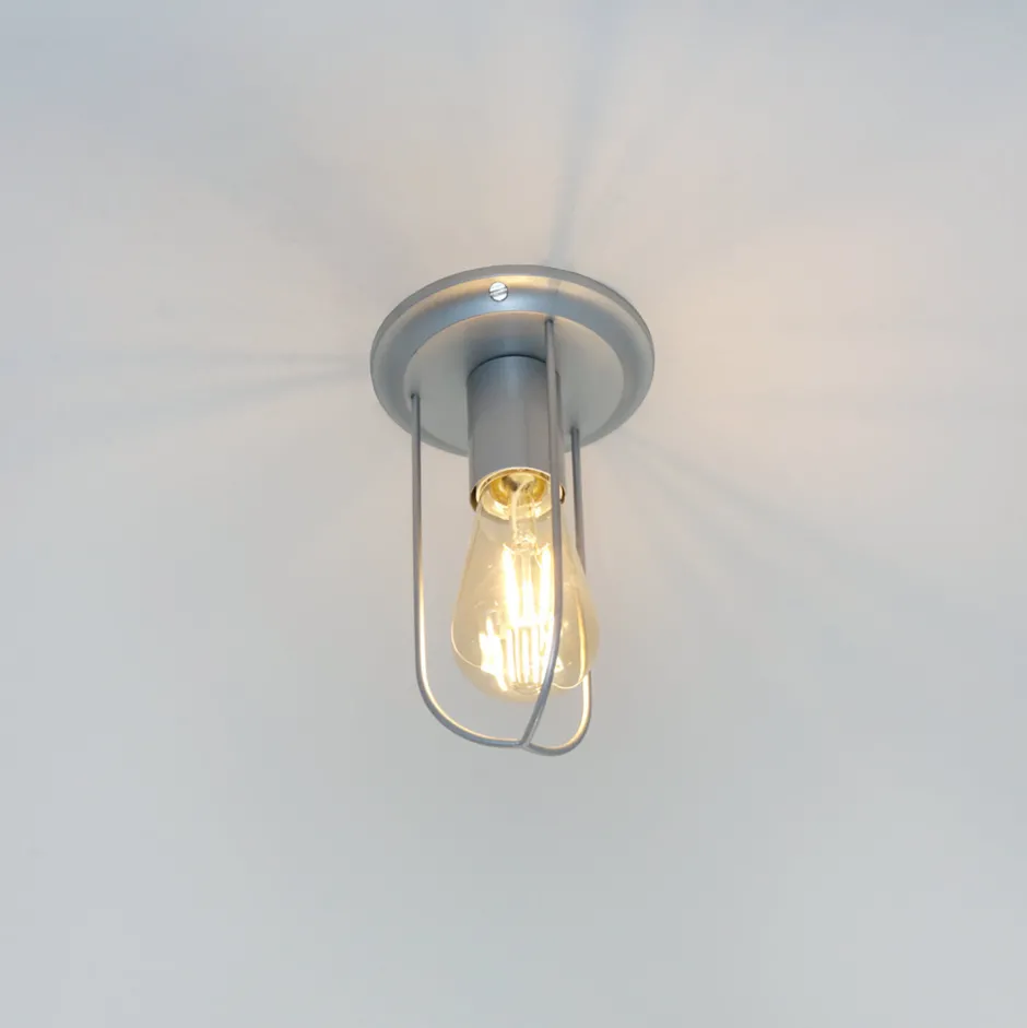 Easylight Industrial Deckenleuchte Metall Grau E27 STEPP< Deckenleuchten|Flurlampen