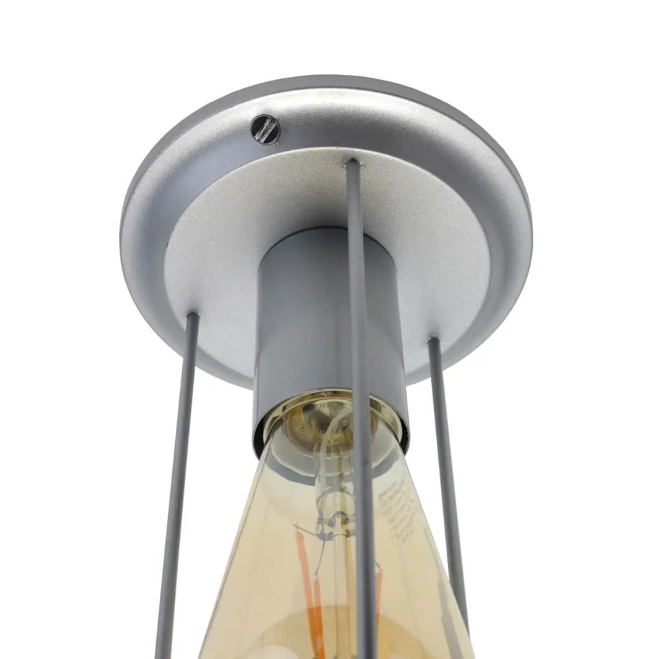 Easylight Industrial Deckenleuchte Metall Grau E27 STEPP< Deckenleuchten|Flurlampen