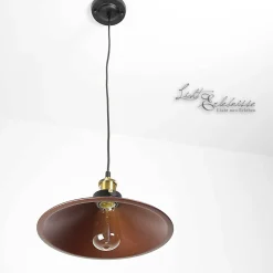 Hängelampen|Vintage Lampen*Easylight Industrial Hängeleuchte DOVER Ø30cm Schwarz Kupfer
