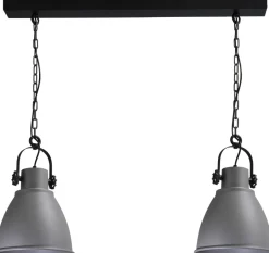 Masterlight Industrie Hängelampe Grau schwenkbar Handarbeit< Industrie Lampen|Vintage Lampen