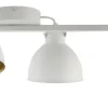 Sigma Industrie Hängelampe Weiß Gold Metall E27 beweglich< Wohnzimmerlampen|Industrie Lampen