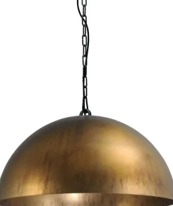 Masterlight Industrie Hängeleuchte Messing Antik Ø50cm LARINO< Hängelampen|Esszimmer Lampen
