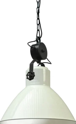 Hängelampen|Industrie Lampen*Masterlight Industrie Hängeleuchte Weiß Handarbeit schwenkbar