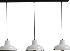 Industrie Lampen|Vintage Lampen*Masterlight Industrie Pendelleuchte E27 in Weiß