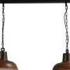 Masterlight Industrie Pendelleuchte E27 in Rost Braun< Hängelampen|Industrie Lampen